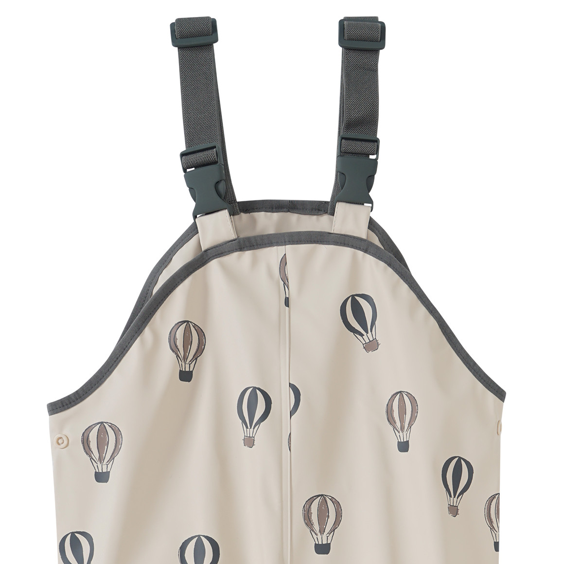 Topolino Kinder Regenhose mit Heißluftballon-Allover hellbeige