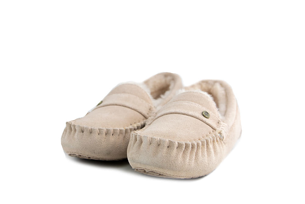 Warmbat Pantoffels Beige Nowra Blush Suede