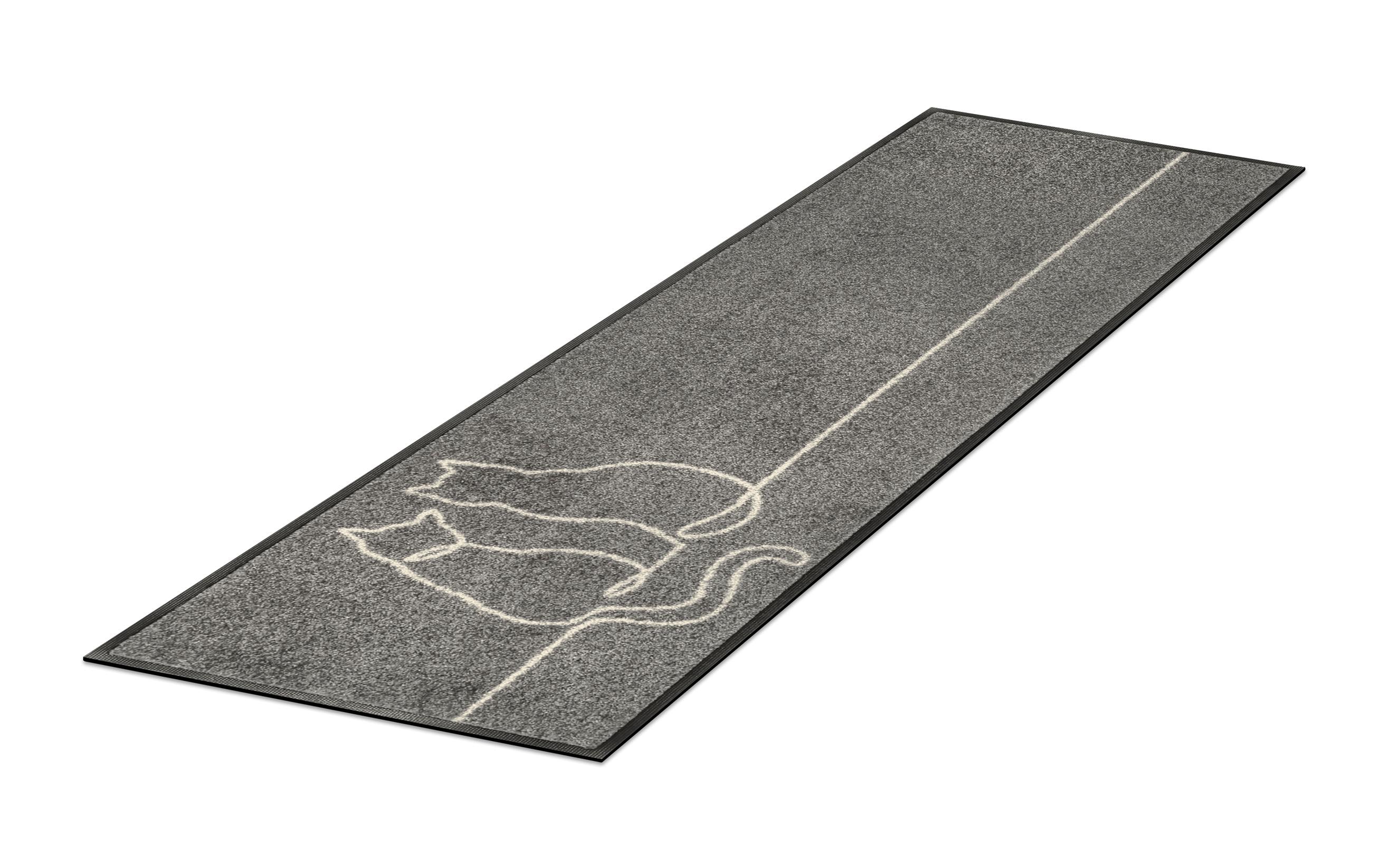 Fussmatte Lovetails 35 cm x 120 cmRutschfeste Schmutzfangmatte