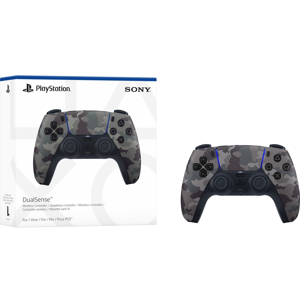 PlayStation DualSense Wireless-Controller, graues Tarnmuster