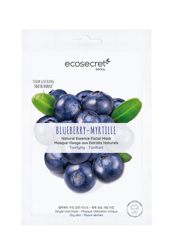 ecosecret Gesichtsmaske belebend Heidelbeere Btl 20 ml