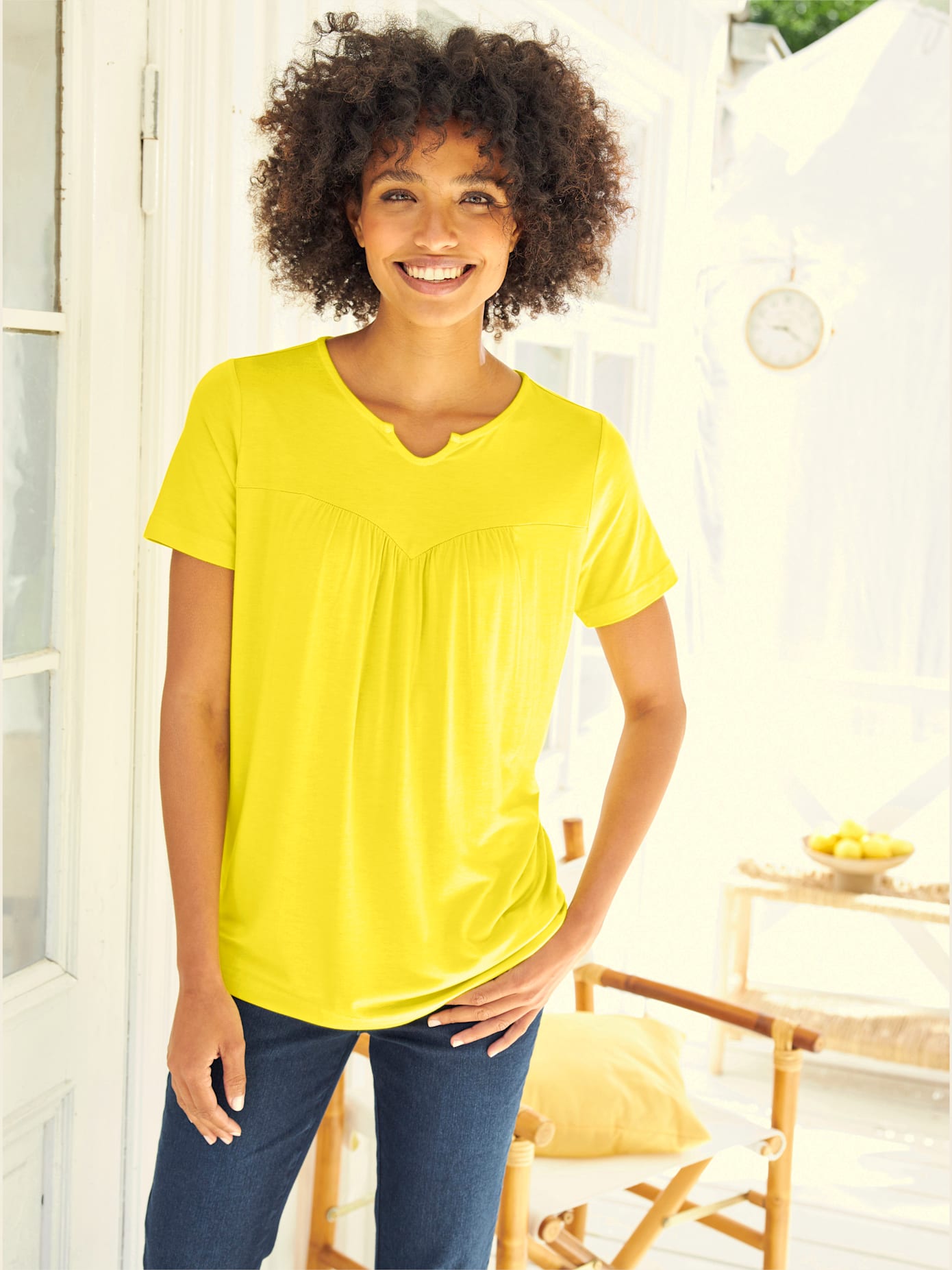 T-shirt viscose douce et fluide