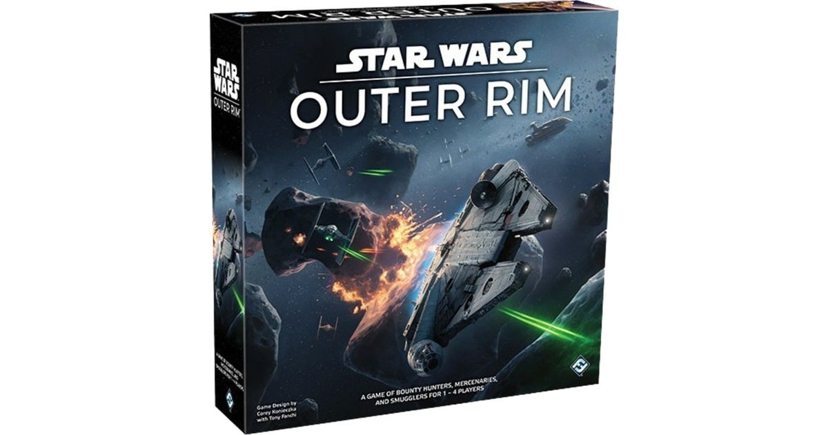 AsmodeeStar Wars: Outer Rim Bordspel  (Engels, 1 - 4 spelers, 120 - 180 minuten, Vanaf 14 jaar)