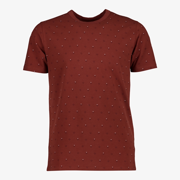 Unsigned heren T-shirt bruin