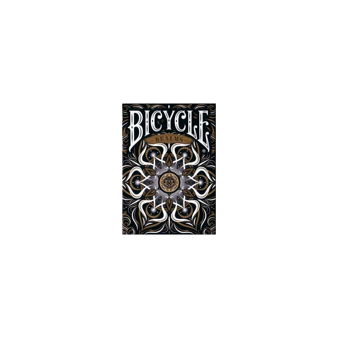 54 Cartes Bicycle Realms Black