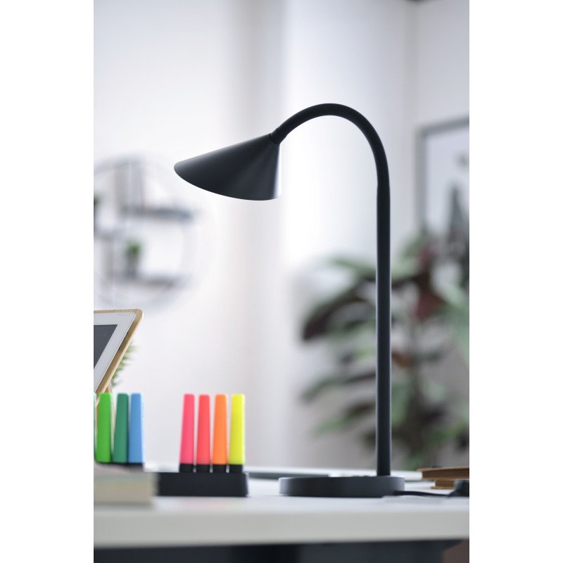 Lampe de bureau Led intégrée Olson - Unilux - 7,4 W - Bras flexible