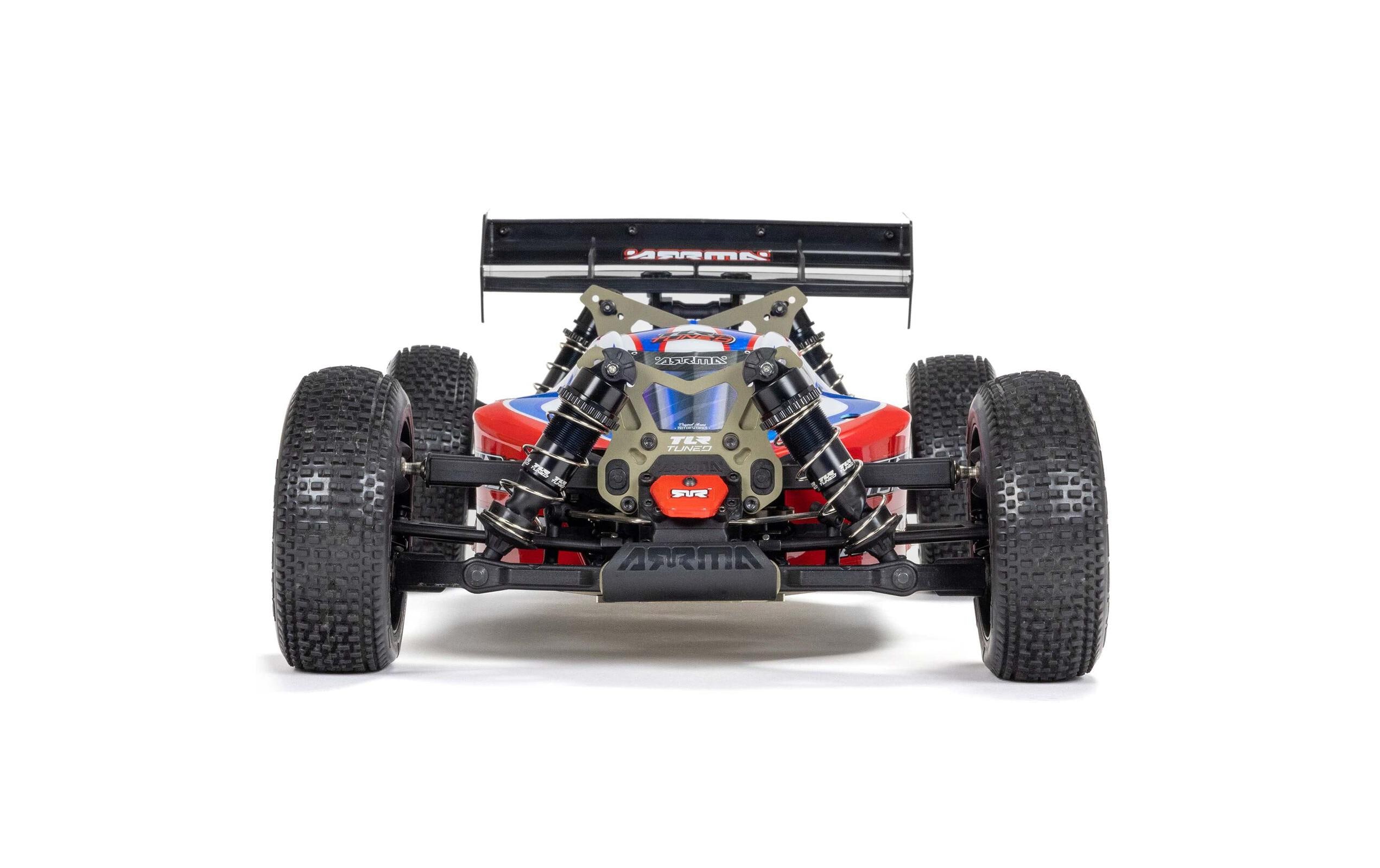 Buggy Typhon BLX 6S TLR Tuned 4WD ARTR, 1:8<br>Renntauglicher Basher Buggy mit Spektrum Brushless Antrieb