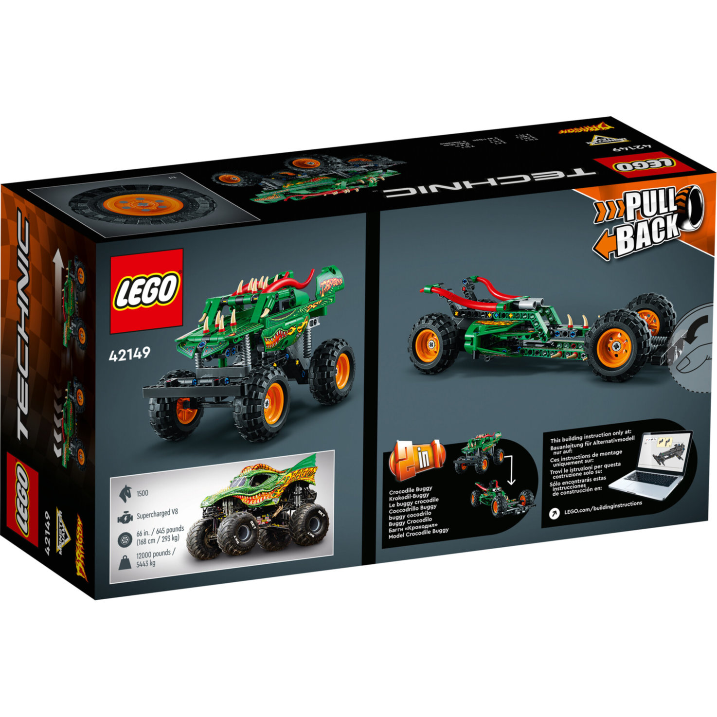 LEGO® Technic 42149 Monster Jam™ Dragon™