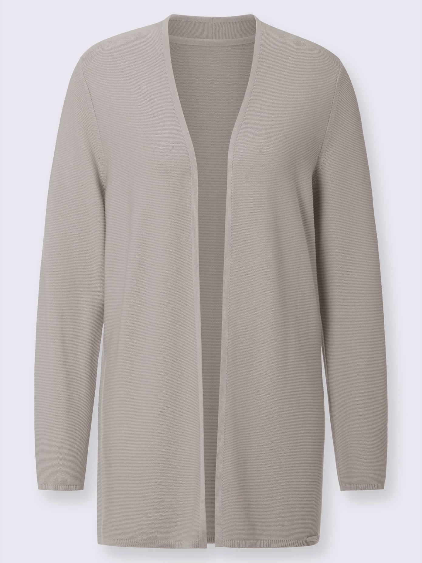 Veste en tricot coupe ouverte affinante