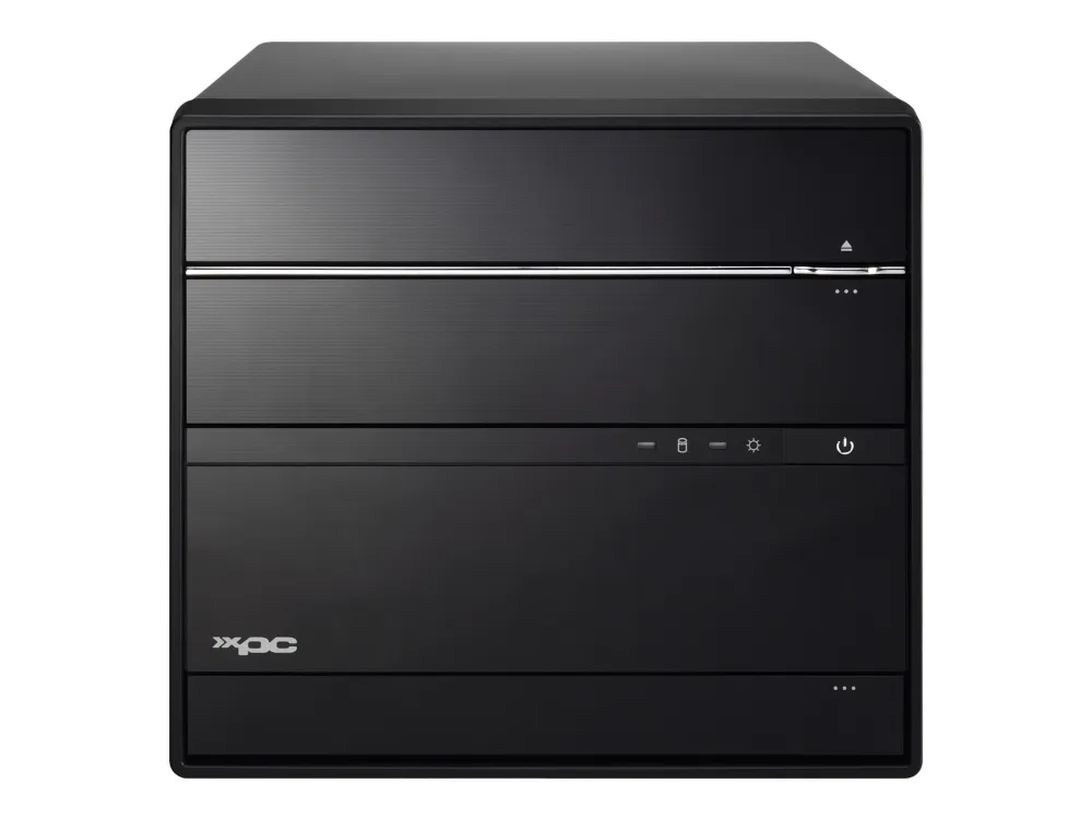 Shuttle XPC cube SH570R6 Plus - Barebone - mini PC LGA1200 sokkel - Intel H570 - uden CPU - RAM 0 GB - Gigabit Ethernet - sort