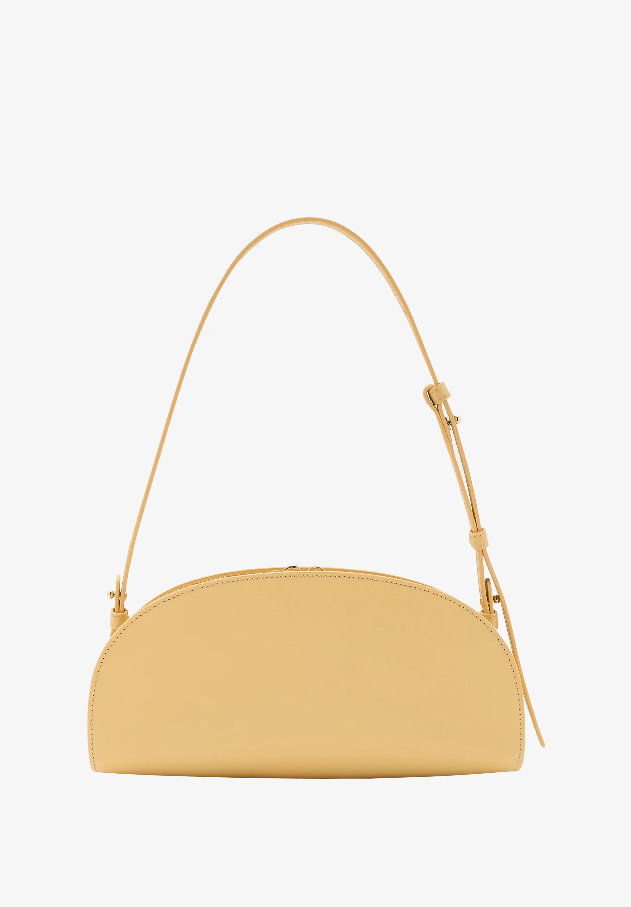 Sac Demi-Lune Shoulder - Jaune beurre