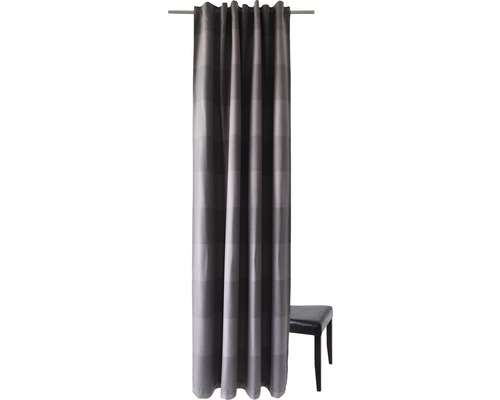Gordijn met gordijnband Galdin Stripe grijs 140x245 cm