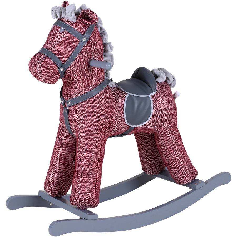 knorr toys® Schaukelpferd Pink horse rot