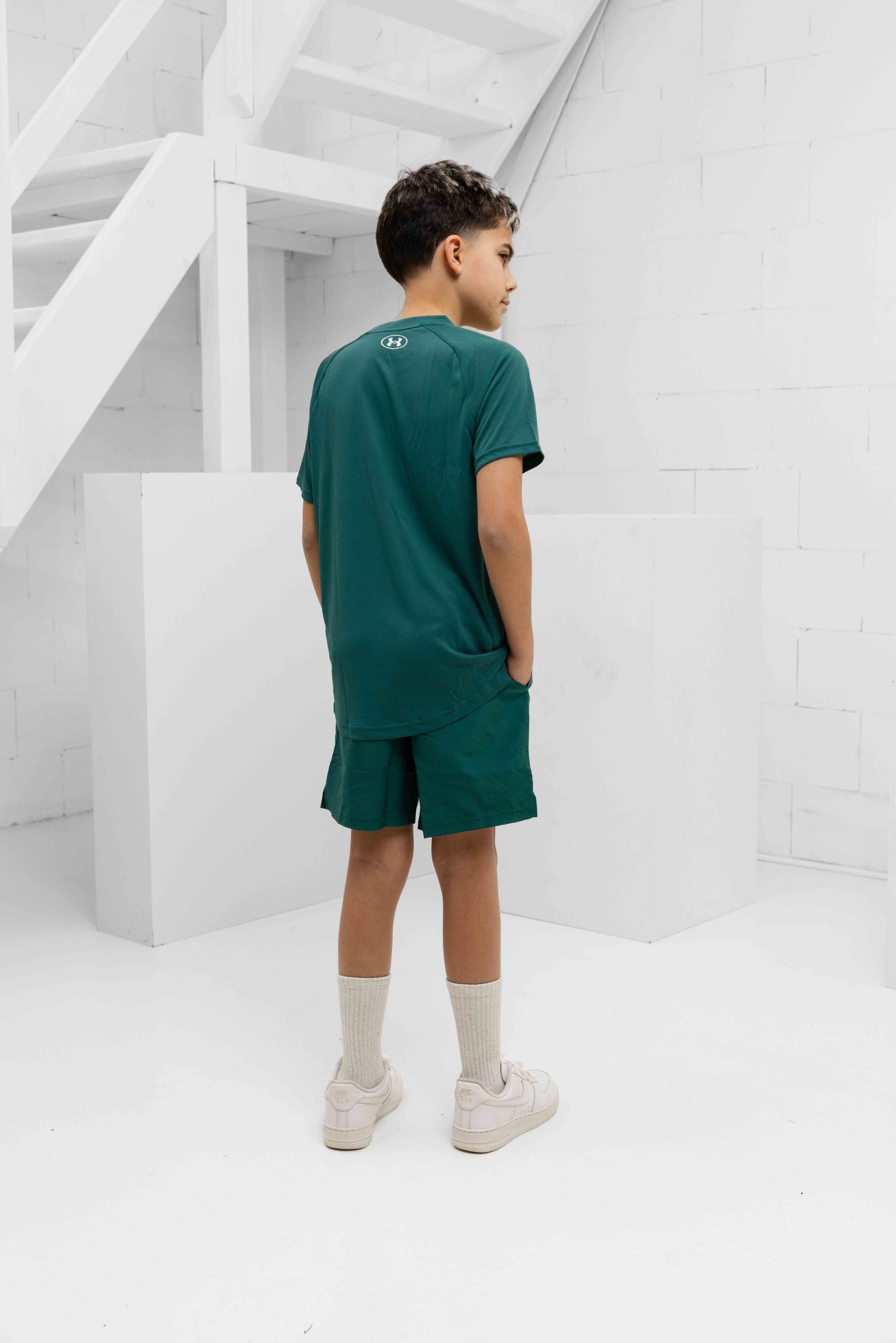 Under Armour Tech 2.0 Zomerset Kids Donkergroen
