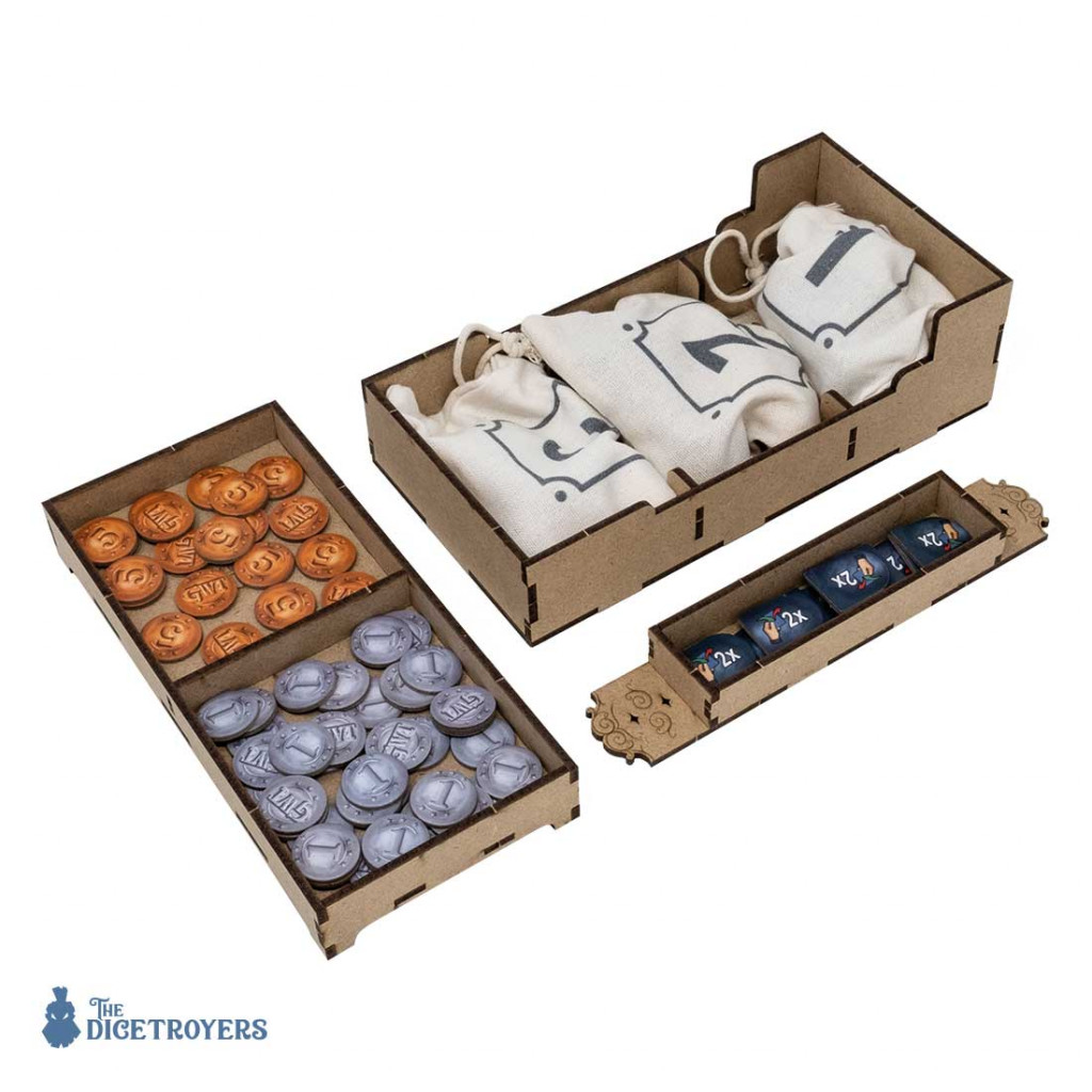 Rangement pour Boîte Dicetroyers - Great Western Trail (Seconde Édition)