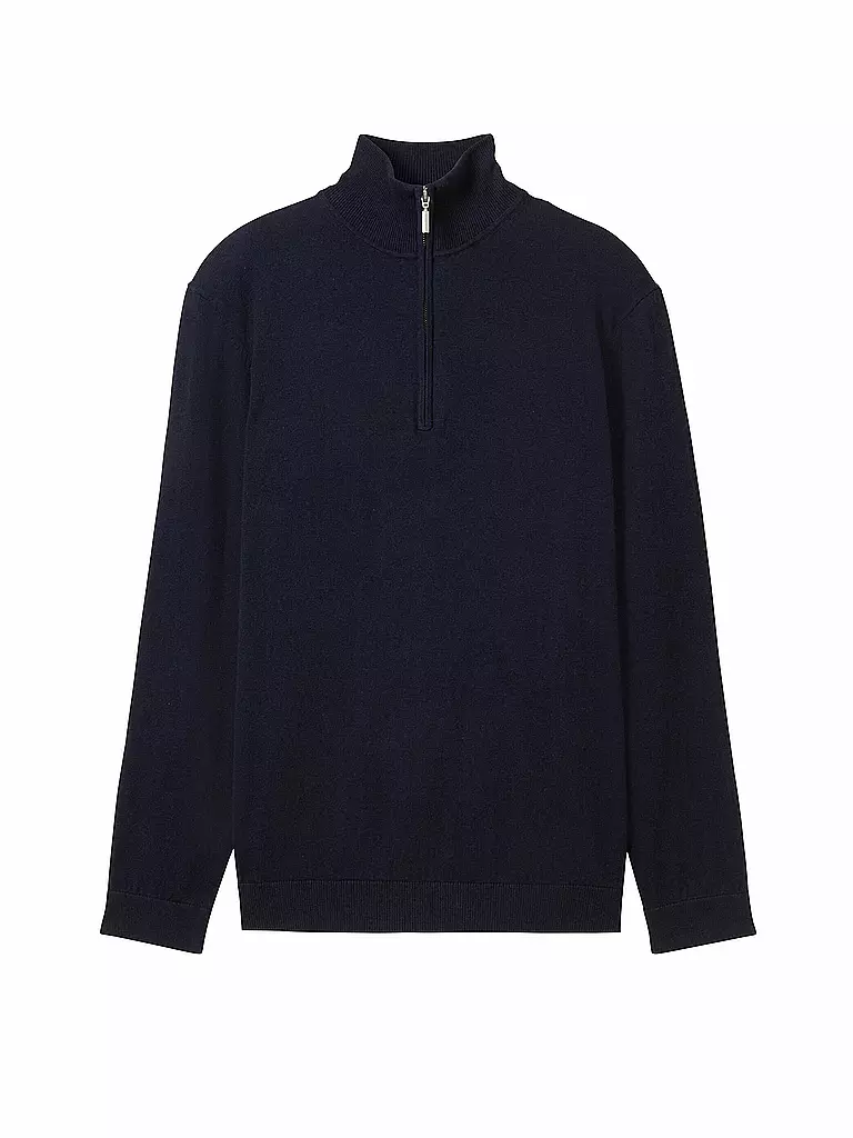 TOM TAILOR Troyer Pullover blau