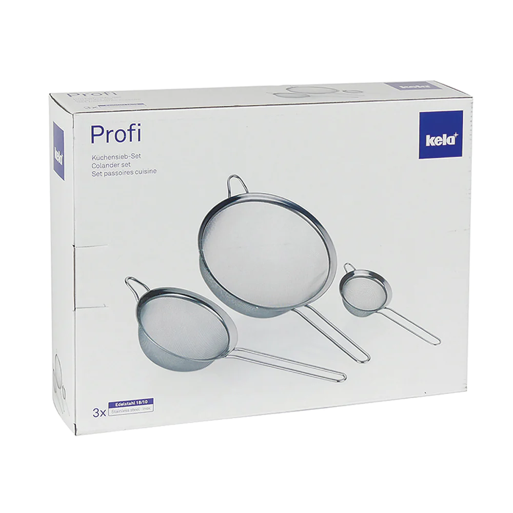 Set de 3 passoires cuisine Profi Kela