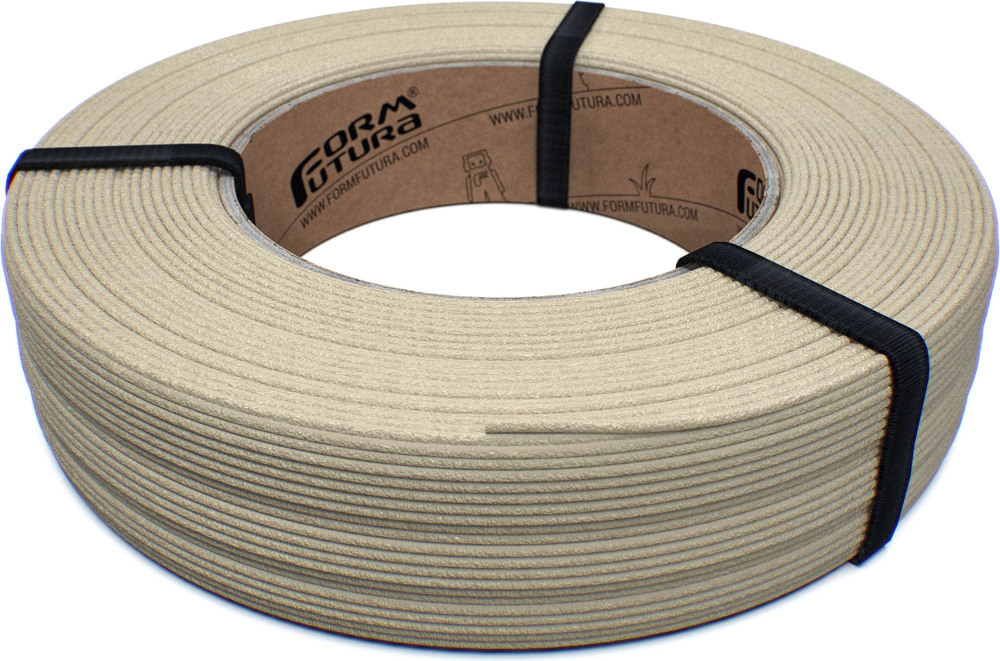 FormFutura  BioFil Wood White Washed, 1,75 mm / 500 g    Nachhaltiges & vollständig kompostierbares Filament mit hohem Holzanteil
