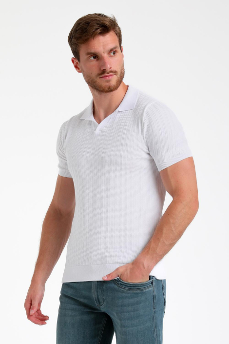 Gabbiano witte heren polo