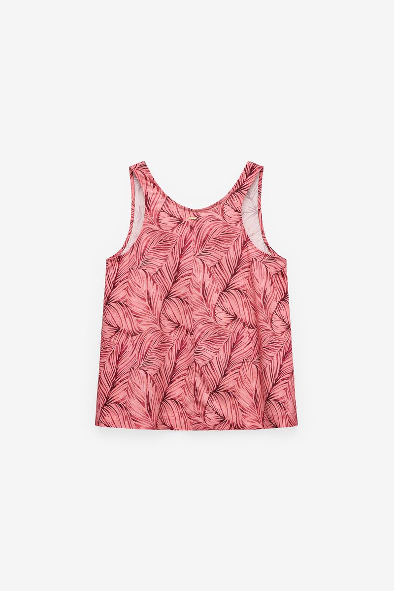 TOP ESTAMPADO FOLHAS