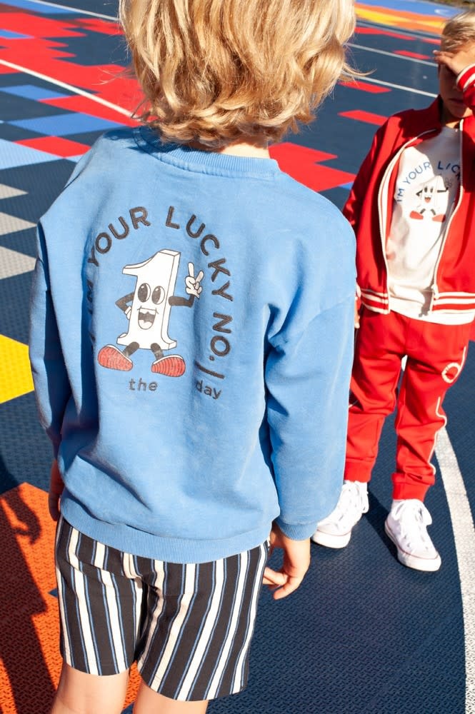 Sturdy Sturdy sweater oversized - Run the Day blauw