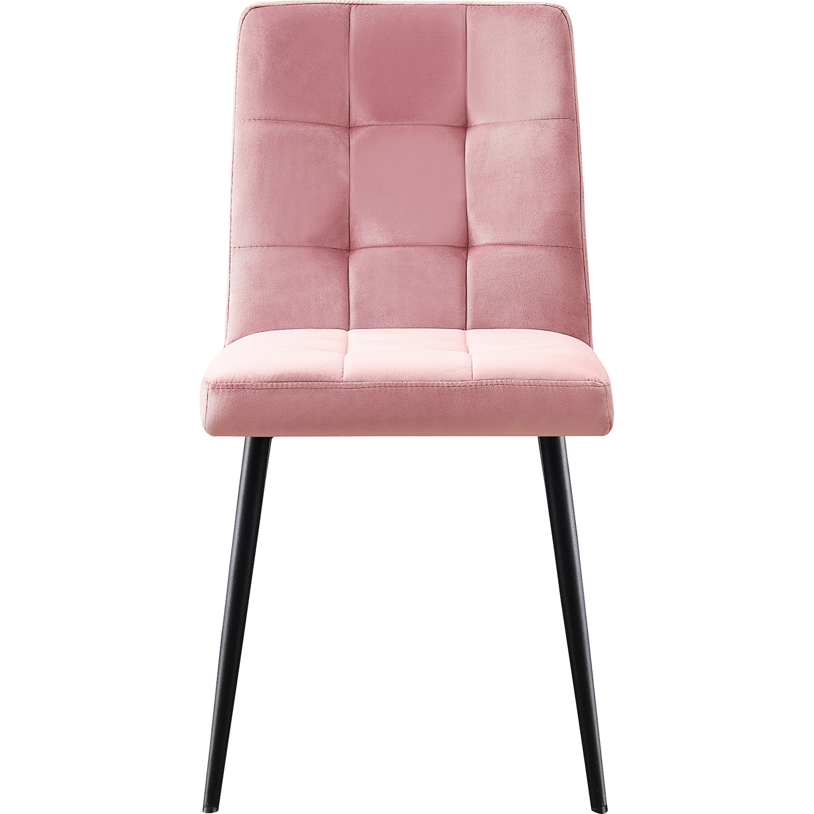 Polsterstuhl Diana Samtvelours rose
