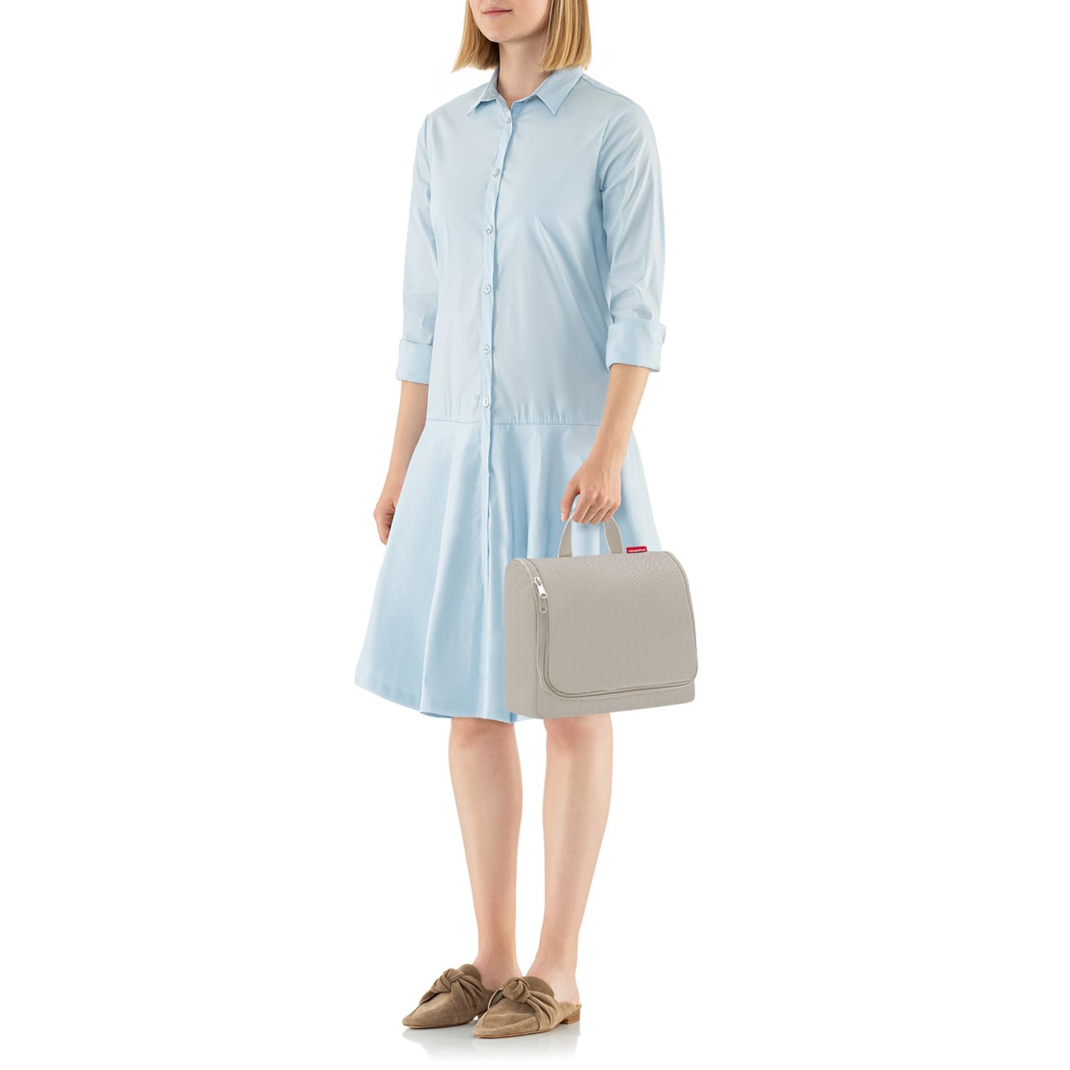 Reisenthel Travelling Toiletbag XL herringbone sand