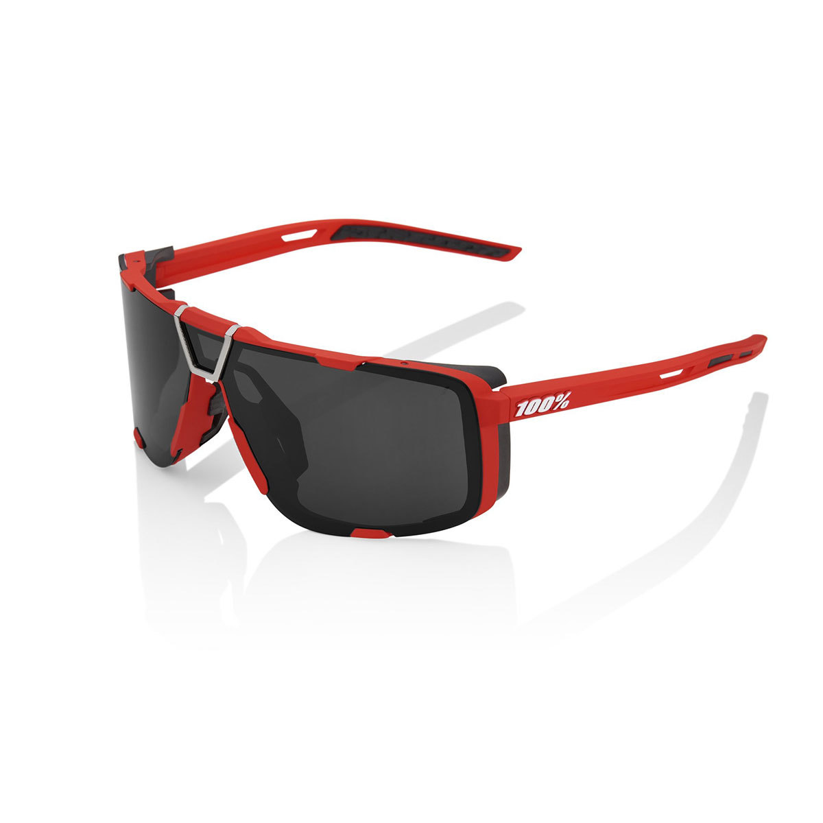 100% Eastcraft Sport Zonnebril Rood met Black Mirror Lens