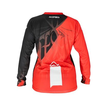 Maillot cross Acerbis MX J-KID THREE - Noir / Rouge