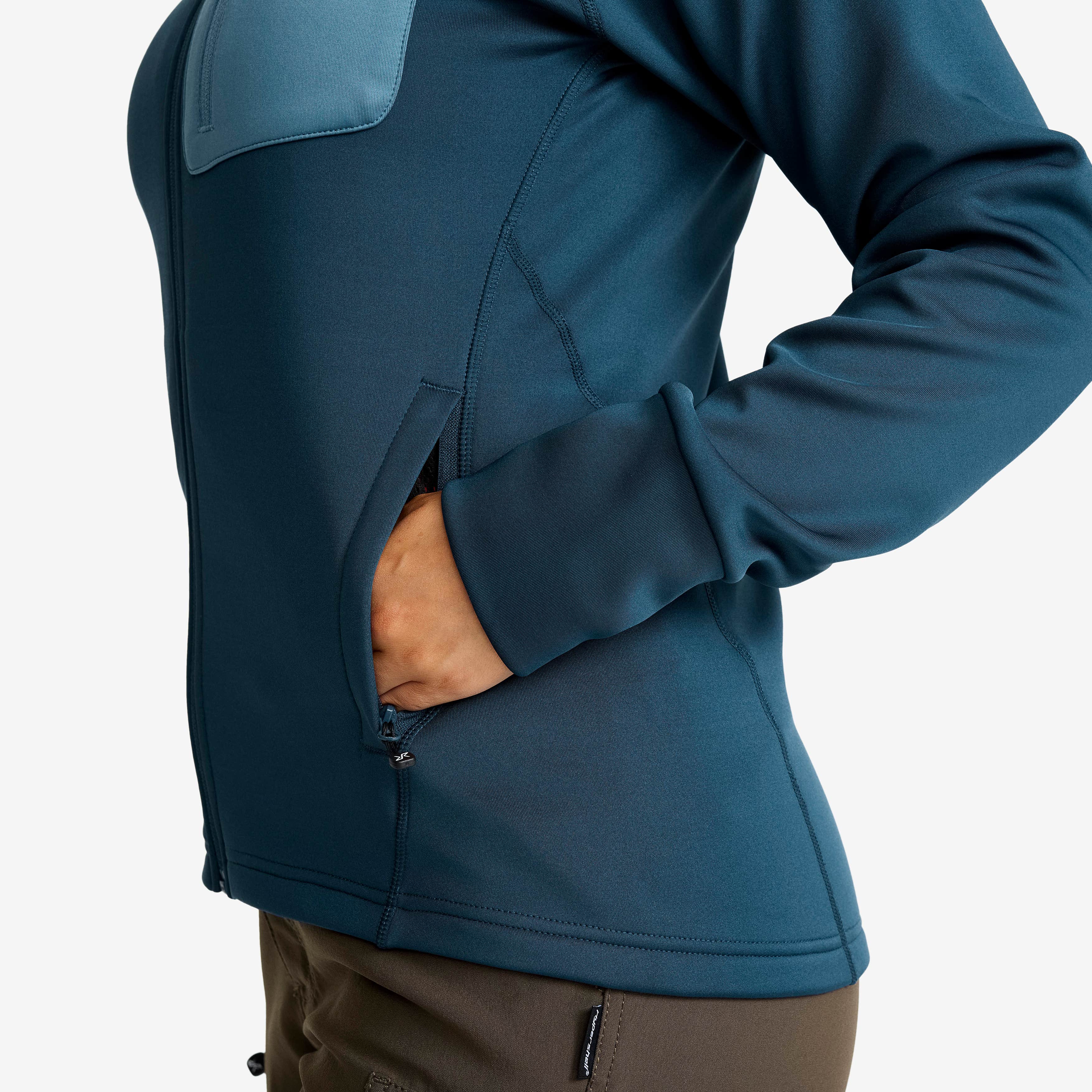 Evolution Stretch Fleece Hoodie Dame Moonlit Ocean/Stellar
