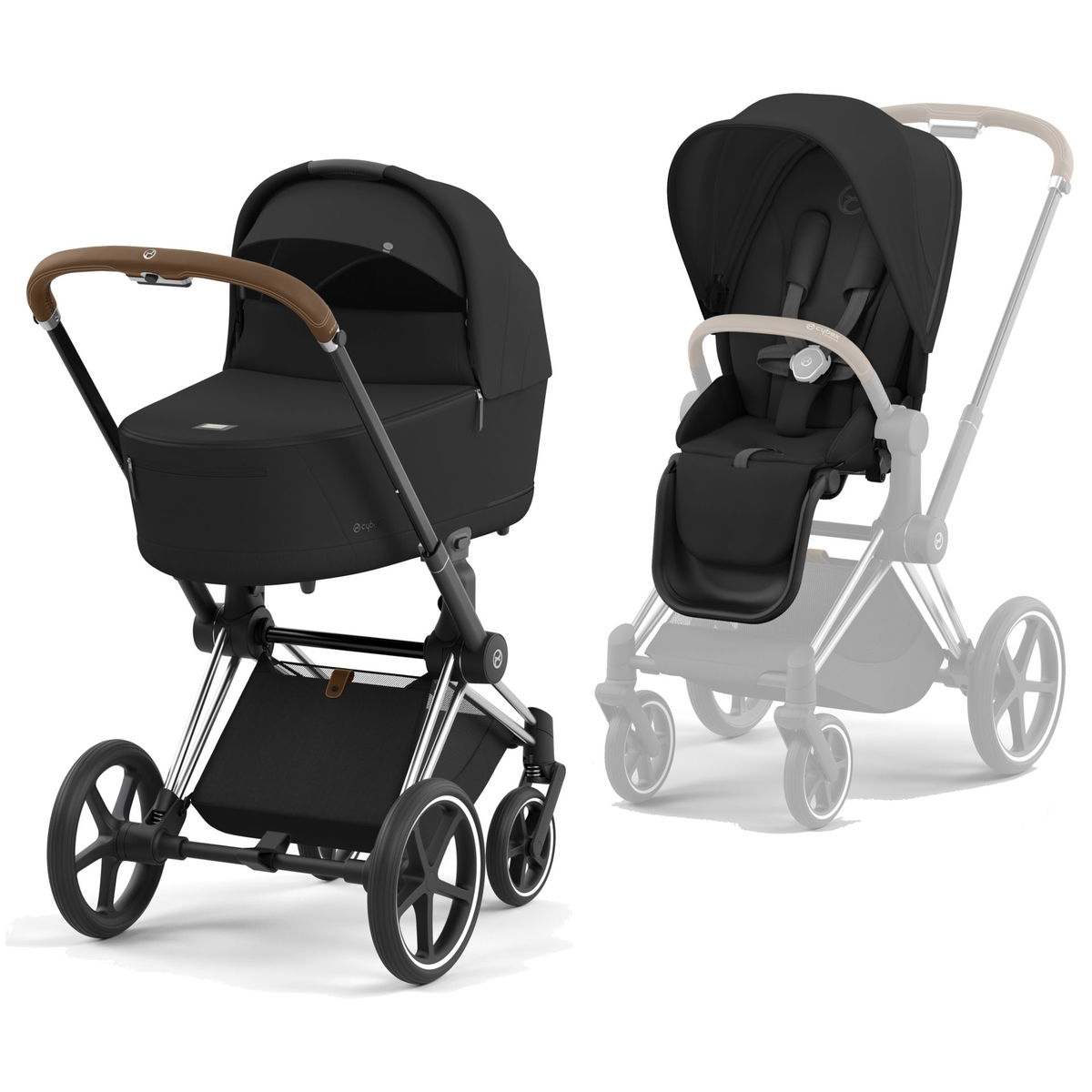 CYBEXCYBEX   Priam 4.0 Chrome Brown Kombikinderwagen sepia black black
