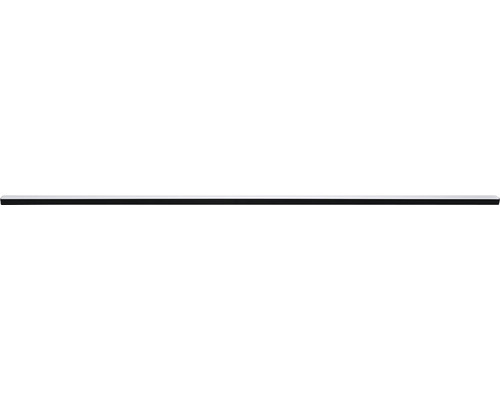 Paulmann aluminium profiel met witte diffuser, Vierkant aluminium/zwart, 2,0 m