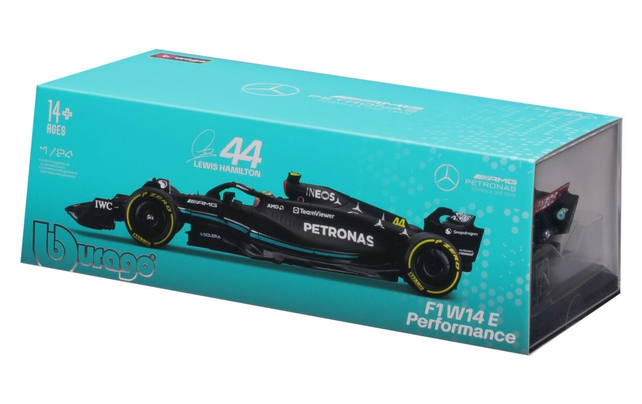 Mercedes-AMG F1 W14 E Perf. Hamilton 2023 1:24Sammlermodell im Massstab 1:24