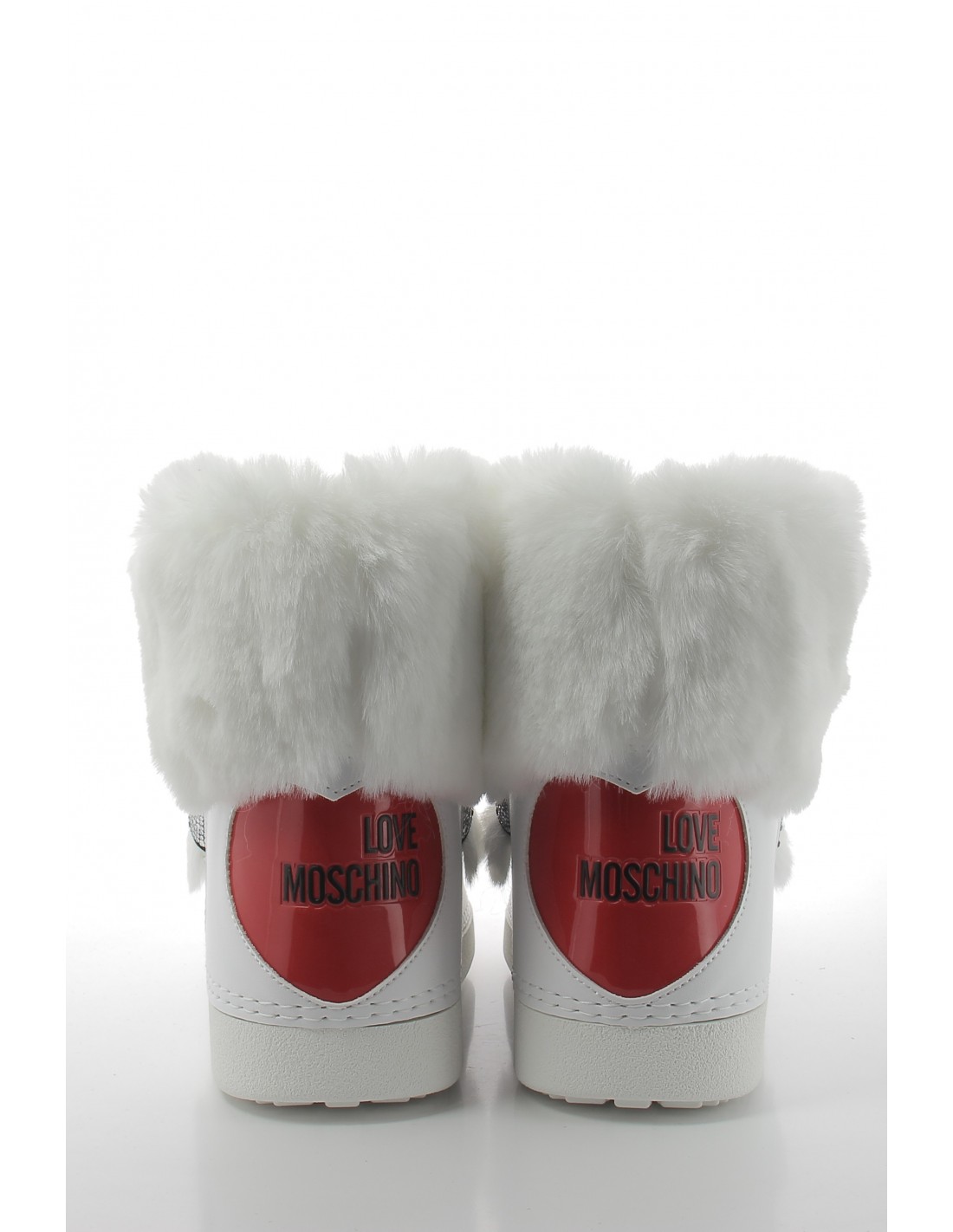 moschino love Boots Femme Après-Ski Blanc