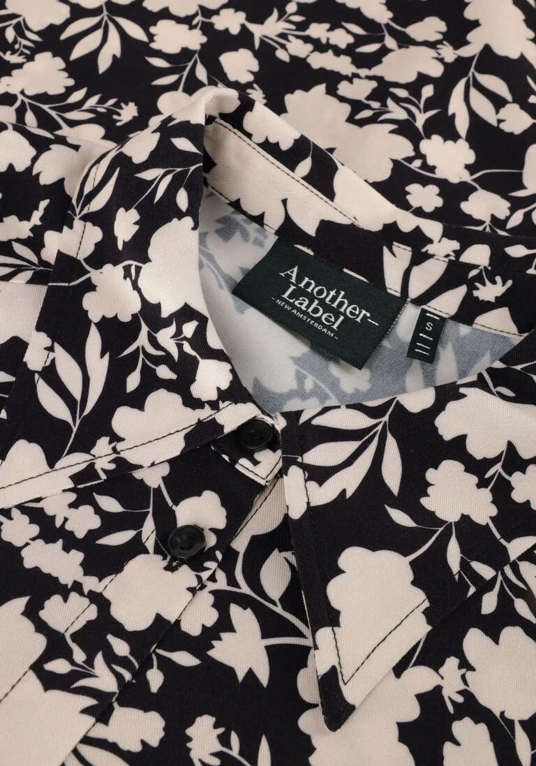 ANOTHER LABEL zwarte another label blouse jayla shirt l/s