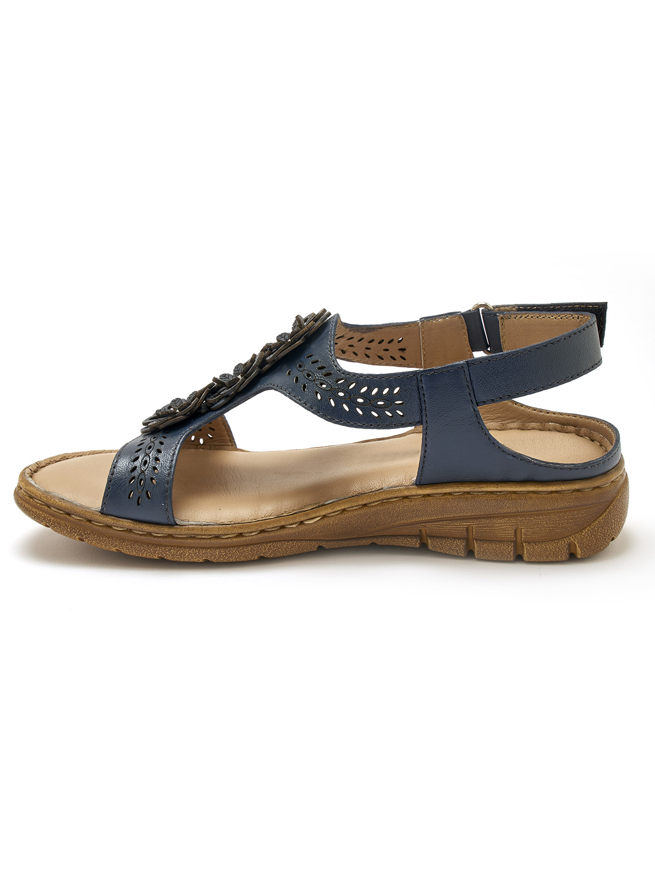 Sandales fantaisie tout cuir