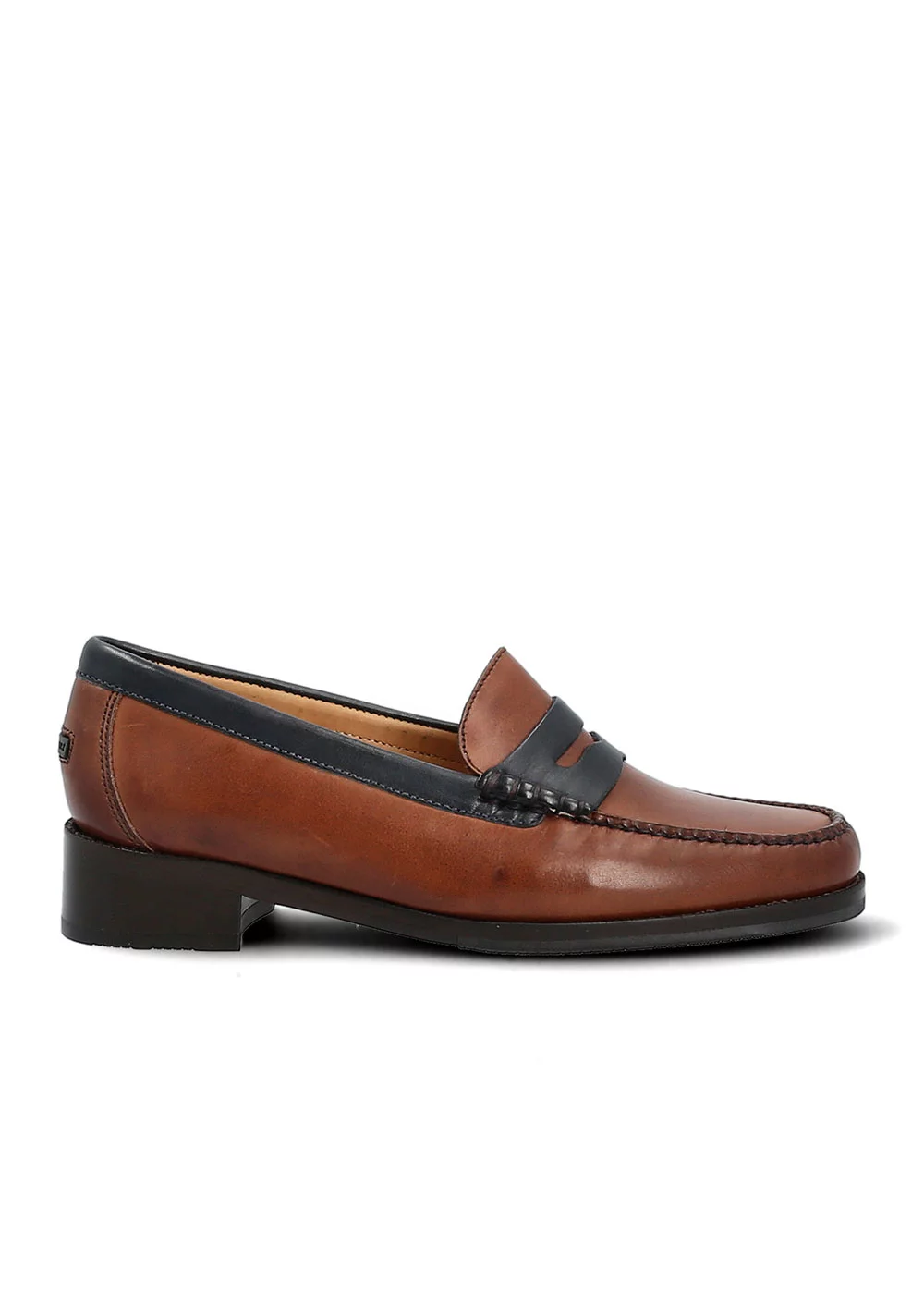 MOCASSIN HEEL MOC BICOLORE