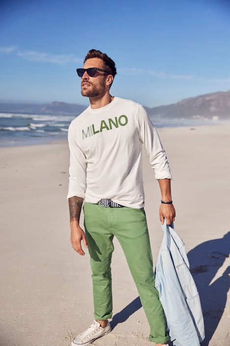 Chino, Bauchfit, Straight Fit, Flatfront, bis Gr. 72