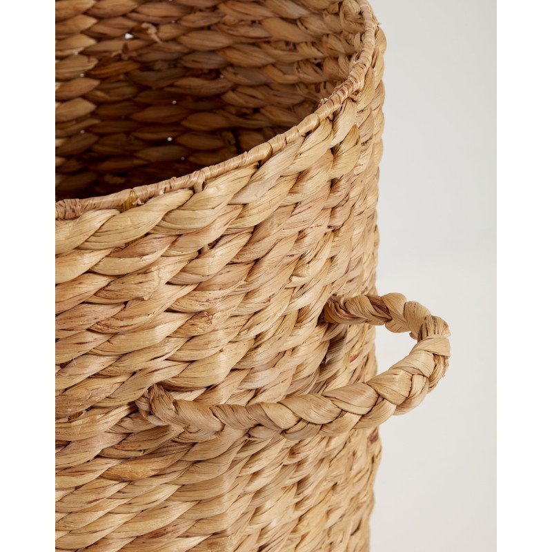 Panier à linge Yessira en fibres naturelles 55 cm