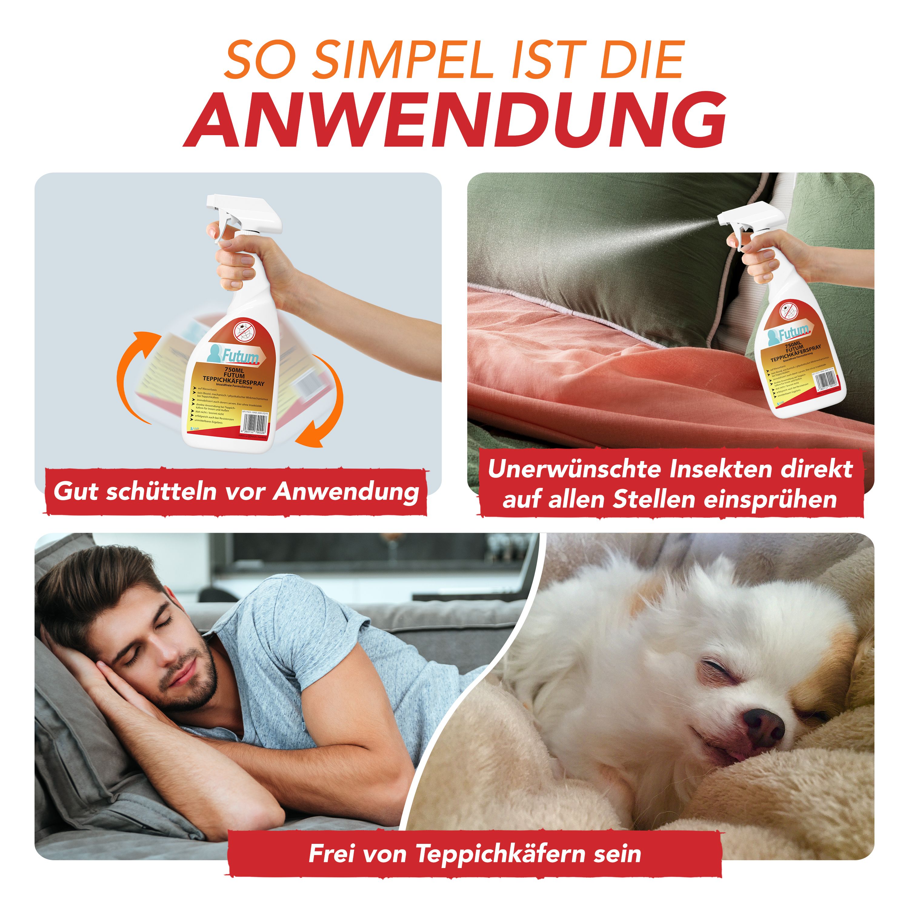 FUTUM 750ml Teppichkäferspray