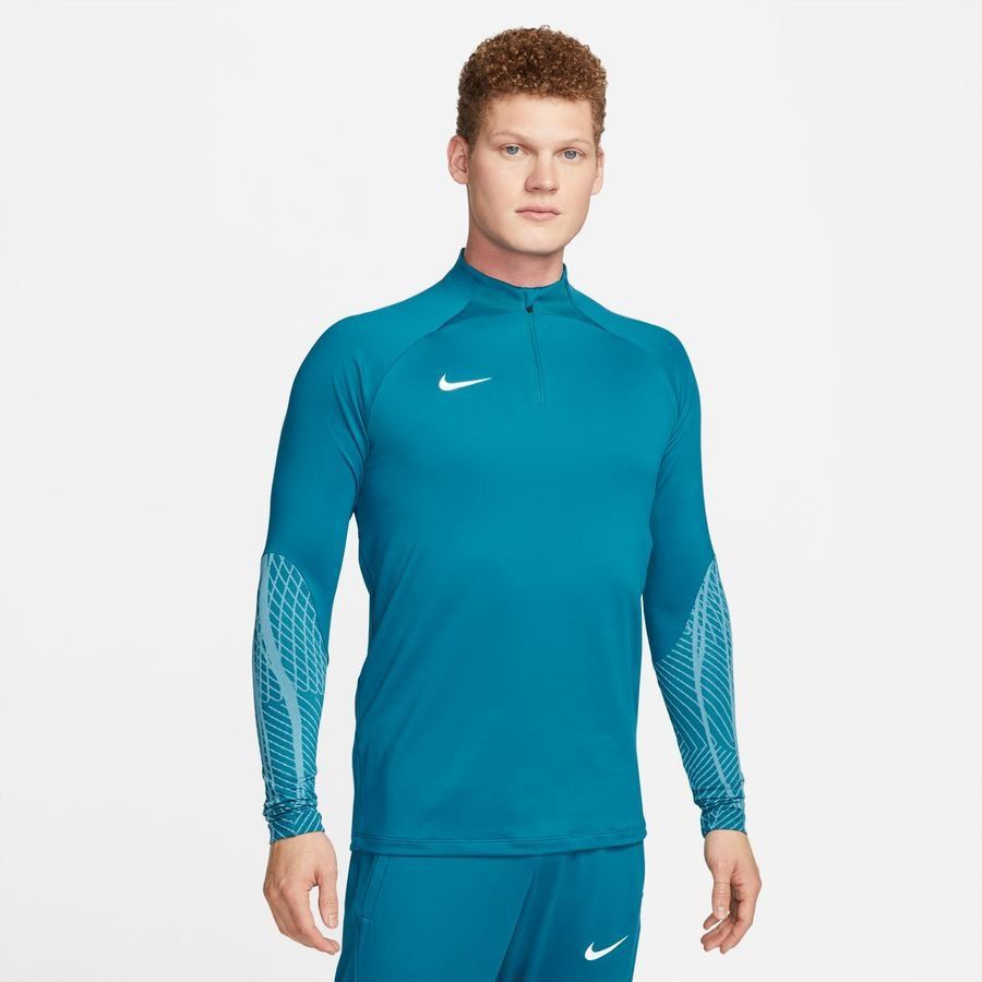Nike Maillot d'Entraînement Dri-FIT Strike - Bleu/Vert Foncé/Blanc