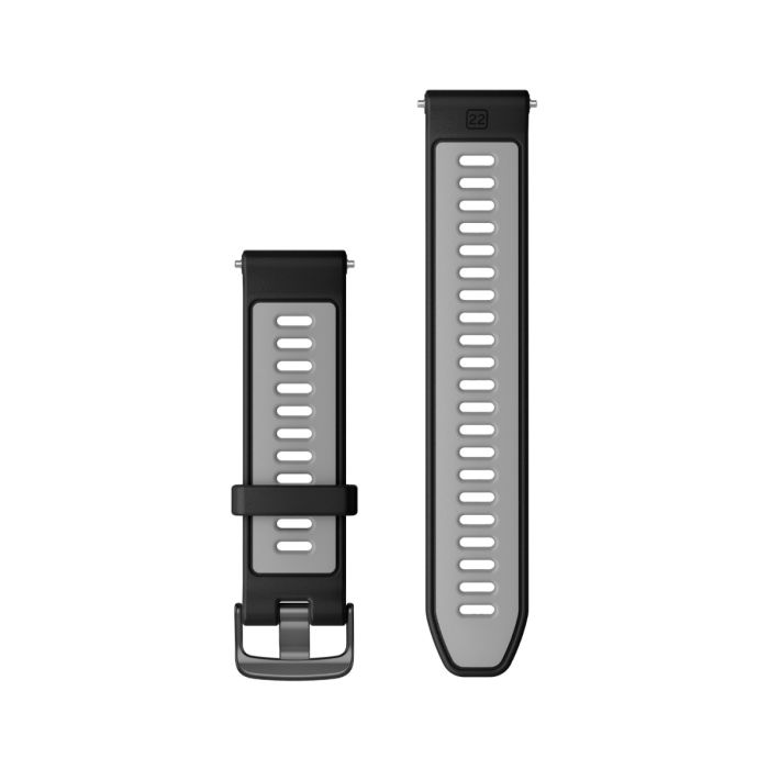 Garmin Unisex Tilbehør til ure/armbånd Quick Release 22 mm Forerunner 965 Strap (Silicone) Sort