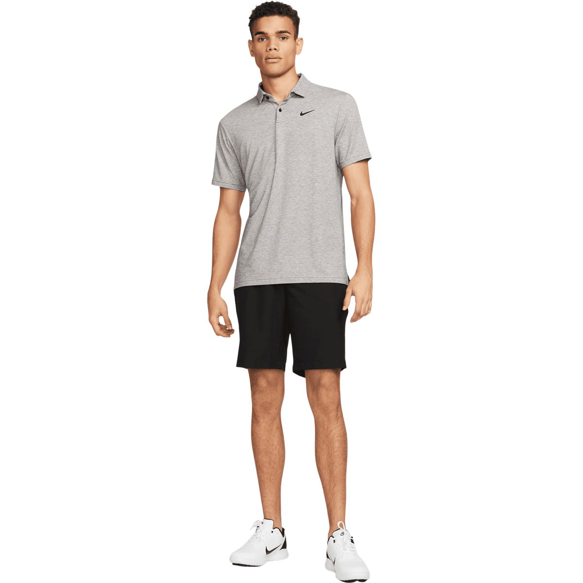 Nike Dri-FIT Tour Heather Golf Polo T-shirt Herre