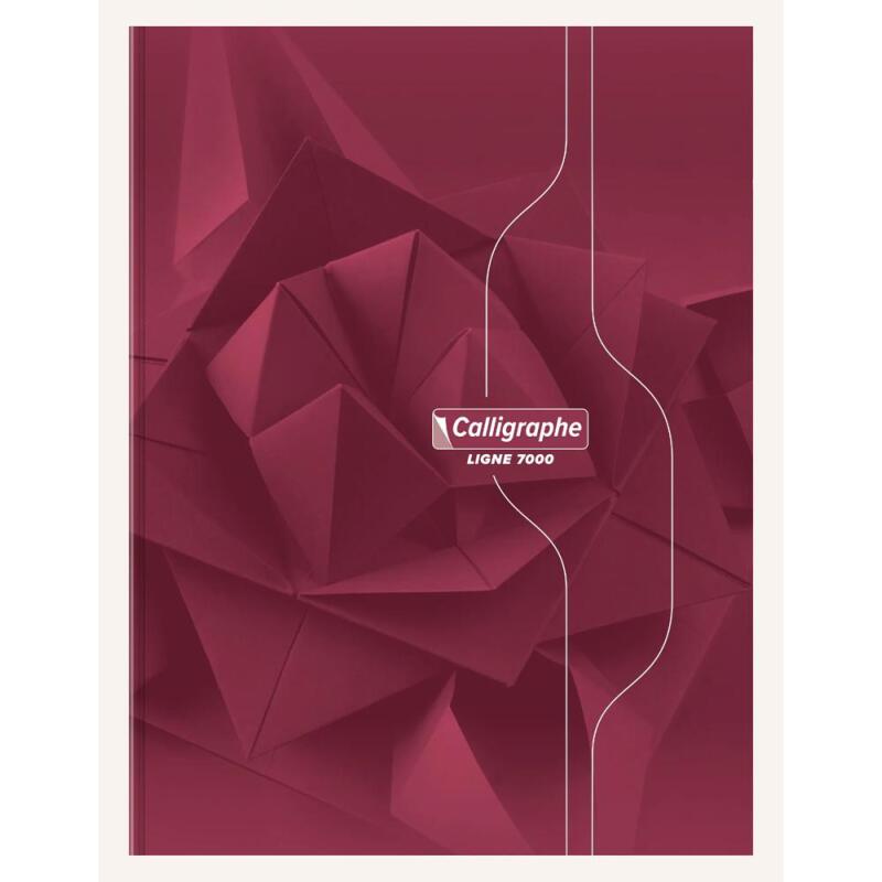 Cahier brochure rembordée rigide 7000 24x32 cm 288 pages grands carreaux 70 g - Assortis