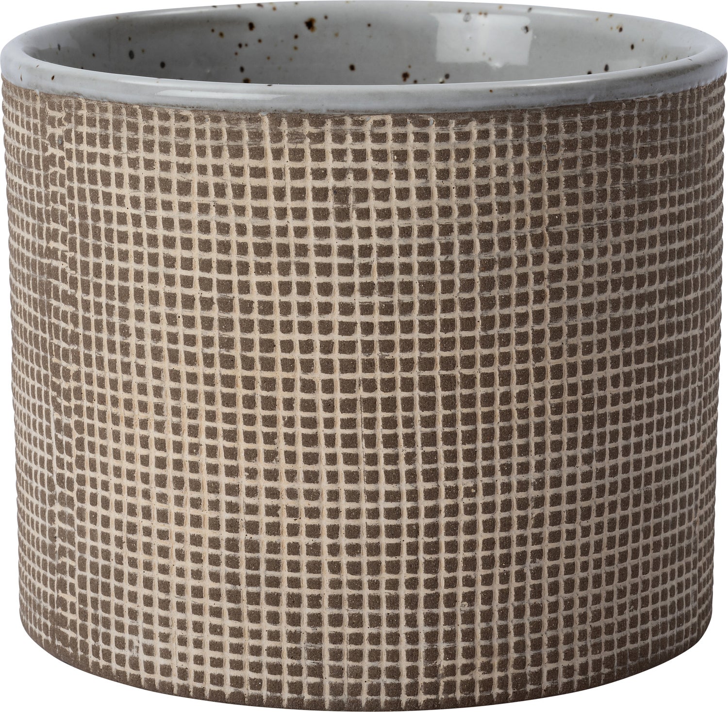 Intratuin bloempot Zahra bruin D 14 H 11,5 cm