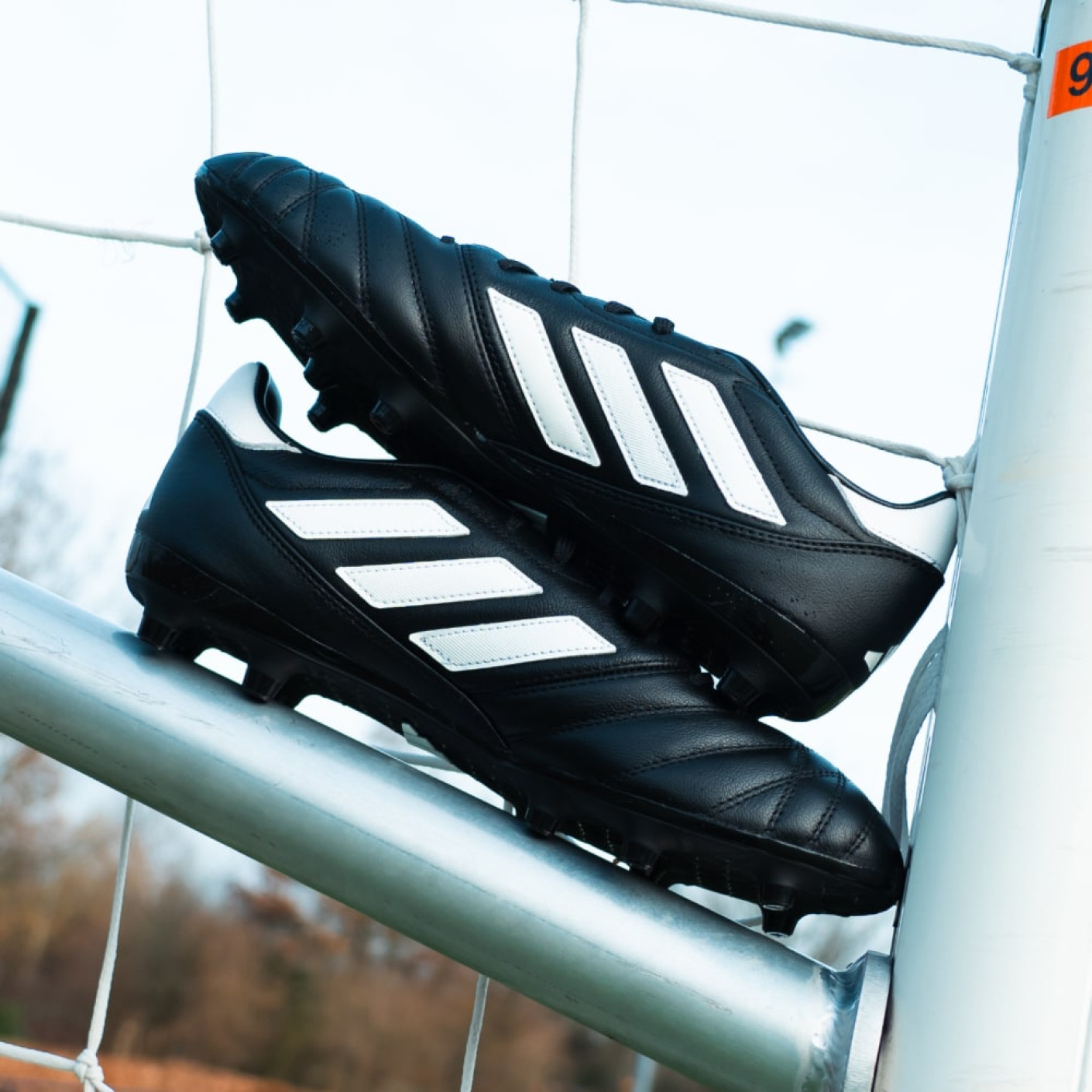 Adidas Copa Gloro Gras Voetbalschoenen (FG) Zwart Wit