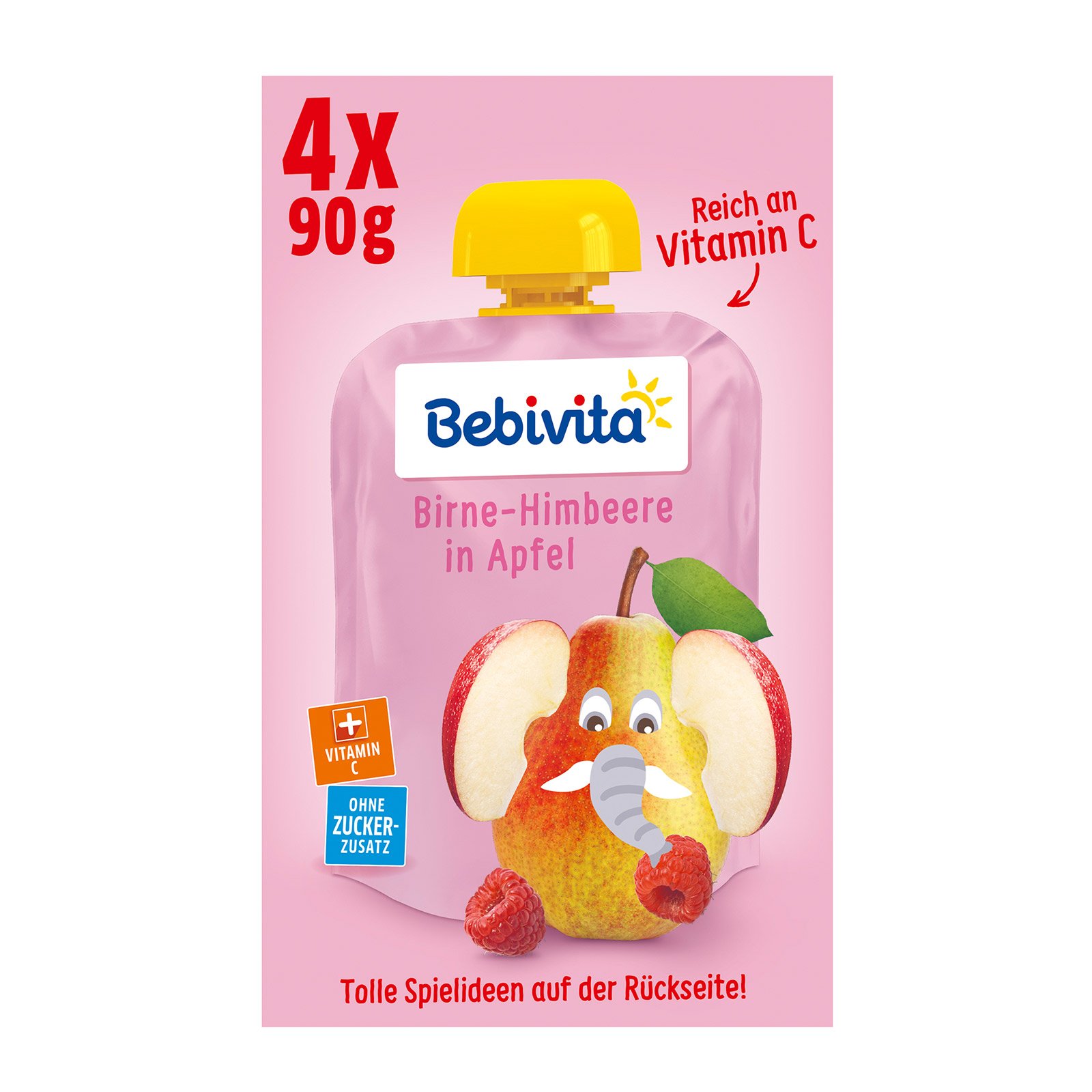 Bebivita Kinderspaß Birne-Himbeere-Apfel