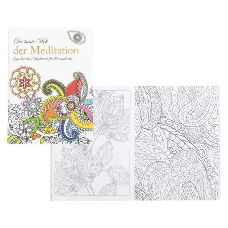 Idena Malbuch für Erwachsene Meditation, 64 Seiten