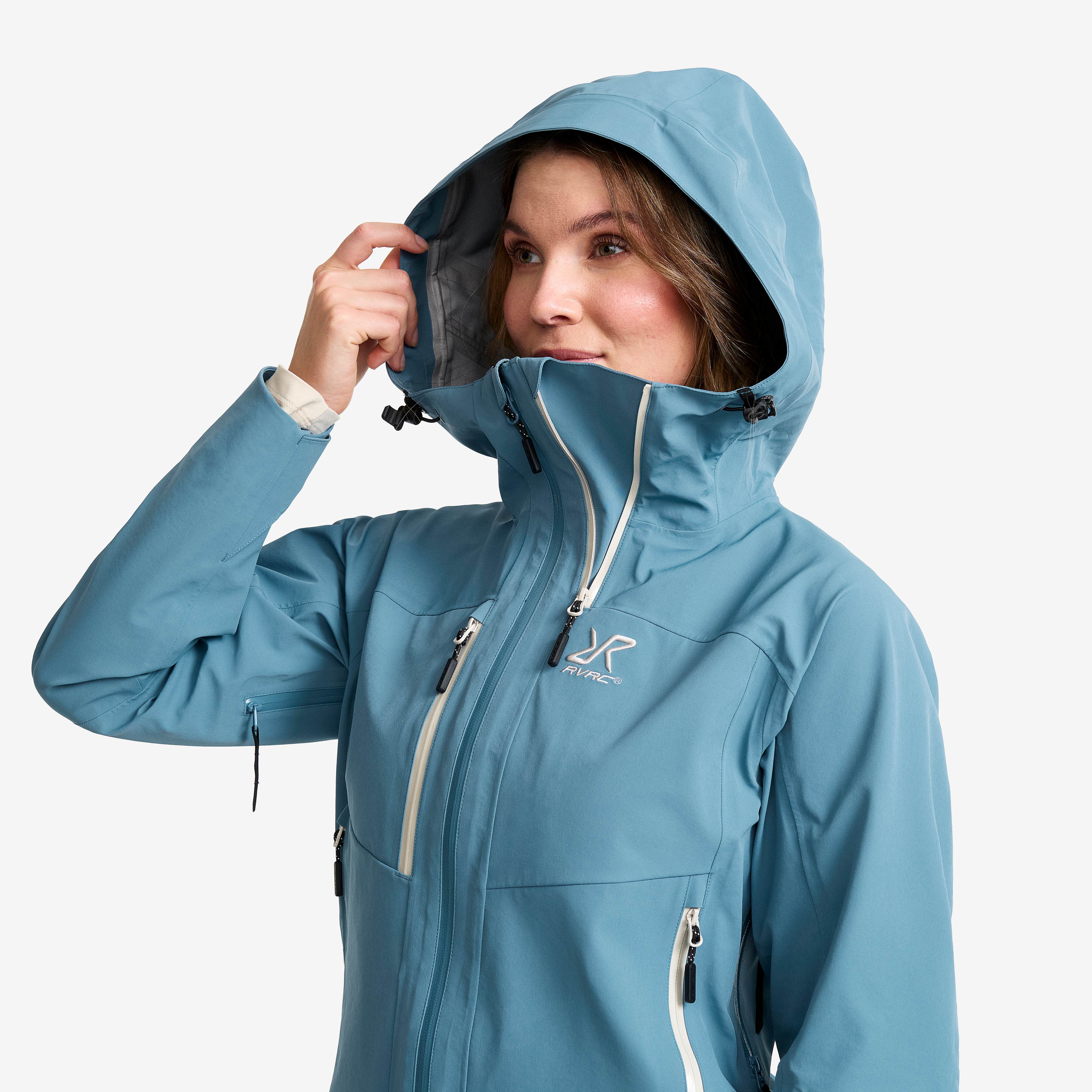 Cyclone 3L Shell Jacket Dame Captain's Blue