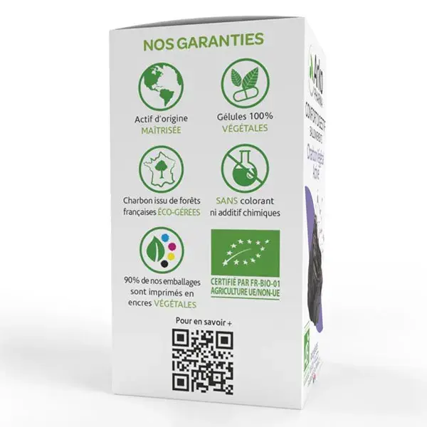 Arkopharma Arkogélules Carvão Ativado Orgânico 40 cápsulas